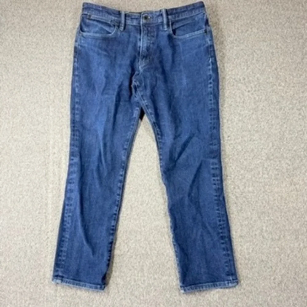 Bonobos Mens Slim Straight Leg Jeans Blue Denim Size 34x28